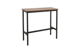 Riva Dikdörgen Masa Barok Siyah