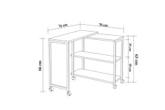 Rina Çok Amaçlı Sehpa Atlantik Çam