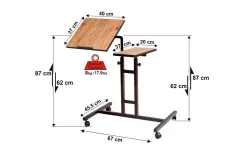 Octavia Laptop Sehpası Atlantik Çam