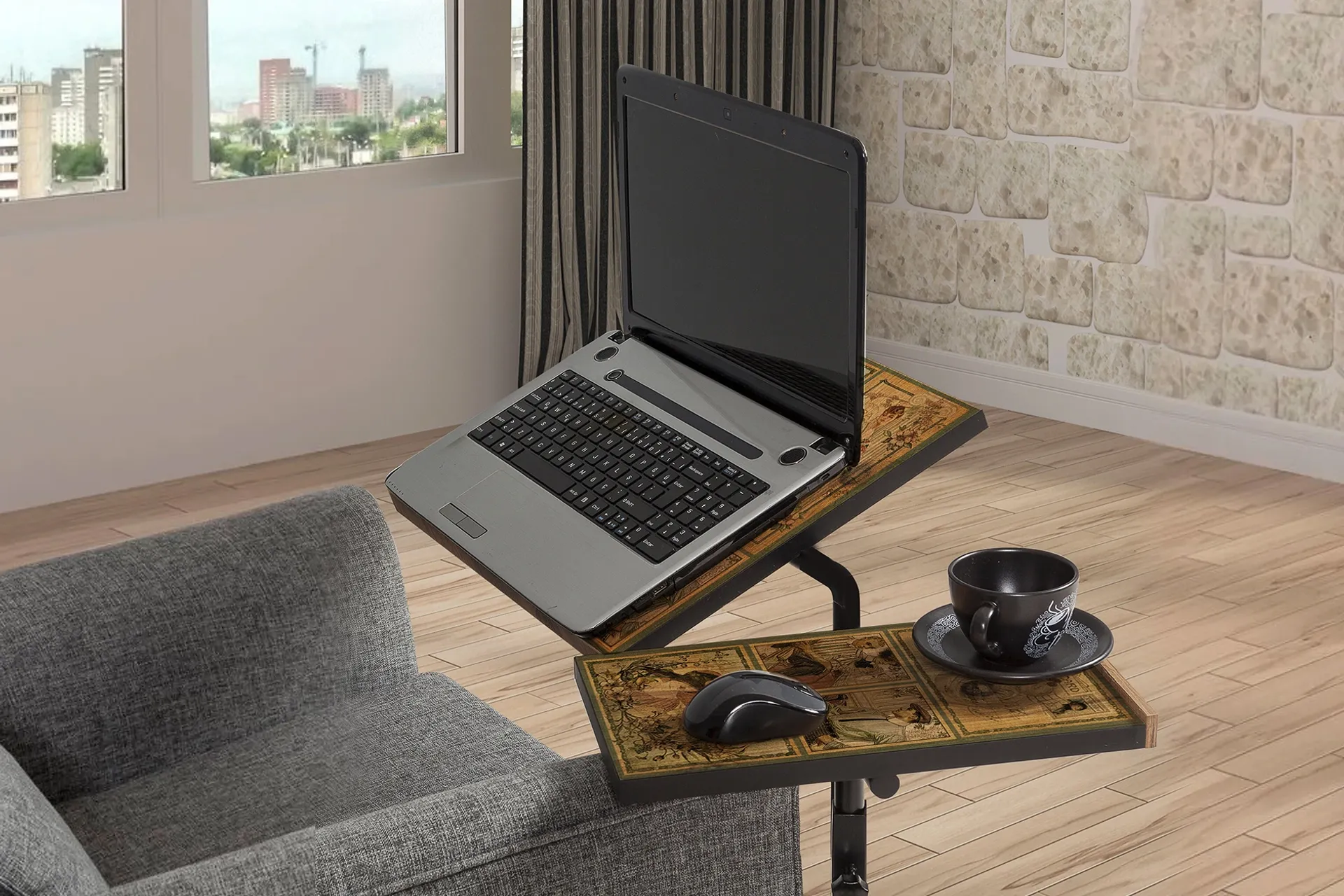 Octavia Laptop Sehpası Atlantik Çam