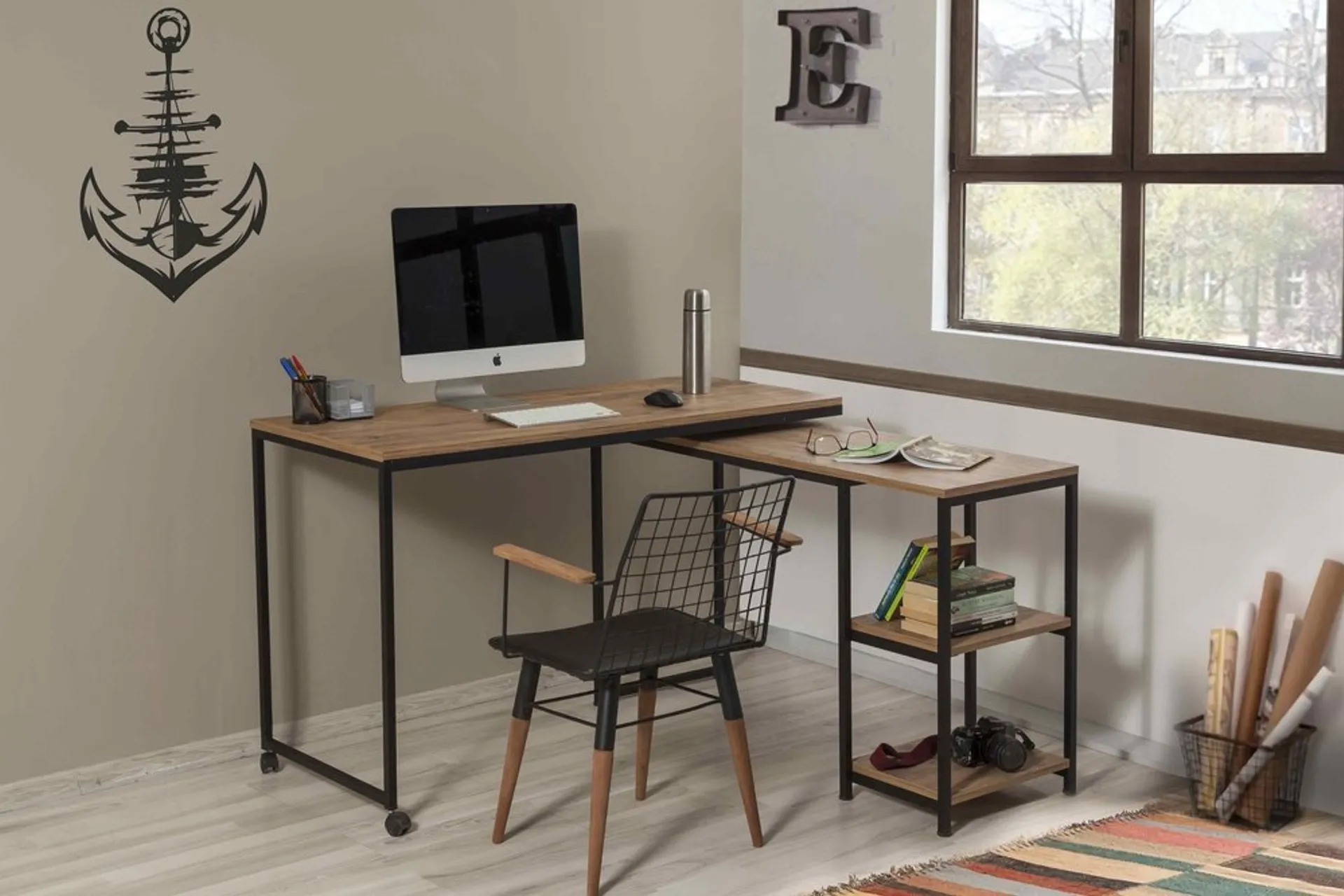 Felix Çalışma Masası 360 Derece Dönebilme Atlantik