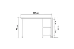 Felix Çalışma Masası 360 Derece Dönebilme Atlantik