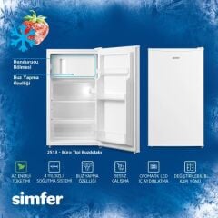 Simfer 2513 80 LT Büro Tipi Buzdolabı