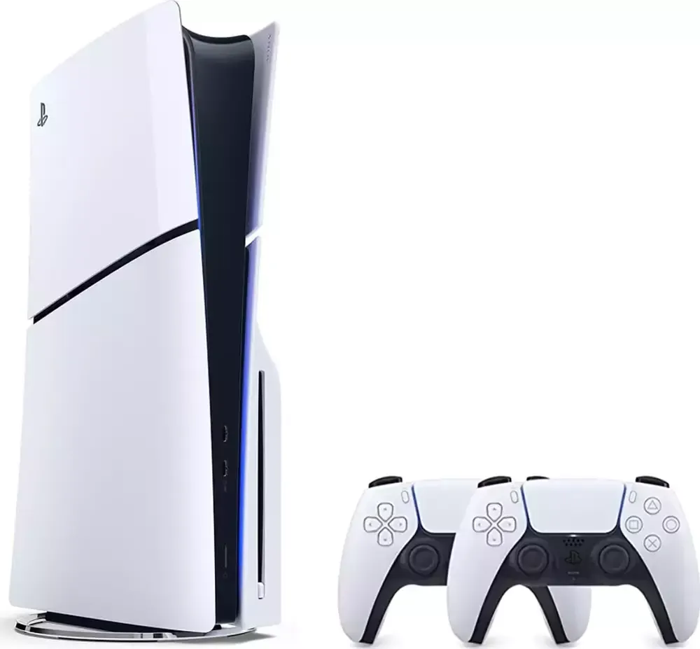 Sony Playstation 5 1 TB Slim CD Edition Oyun Konsolu + 2. PS5 Kol Beyaz