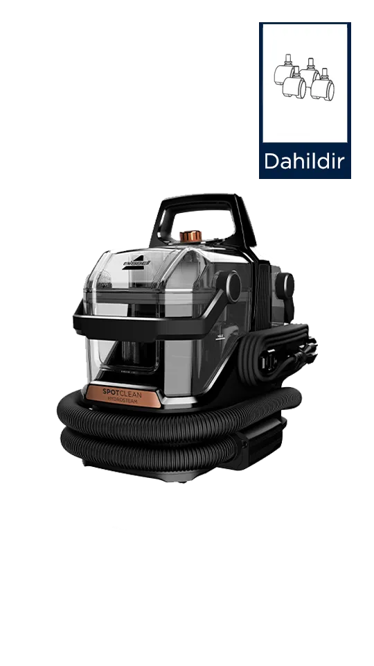Bissell SpotClean HydroSteam Pro Buharlı Farklı Yüzeylerde Kullanıma Uygun Halı – Koltuk Yıkama ve Leke Çıkarma Makinesi