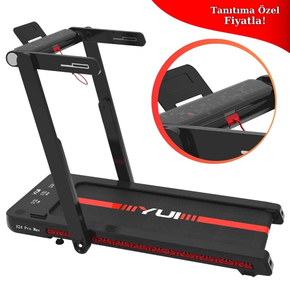 Yui X24 Pro Max Uzaktan Kumandalı Katlanabilir Koşu Bandı