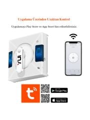 Yui CS16 Pro Plus Uzaktan Kumandalı 3000 Pa Akıllı Cam Silme Robotu