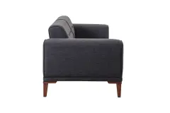 Liones Koltuk Takımı Antrasit, Ceviz Ayak